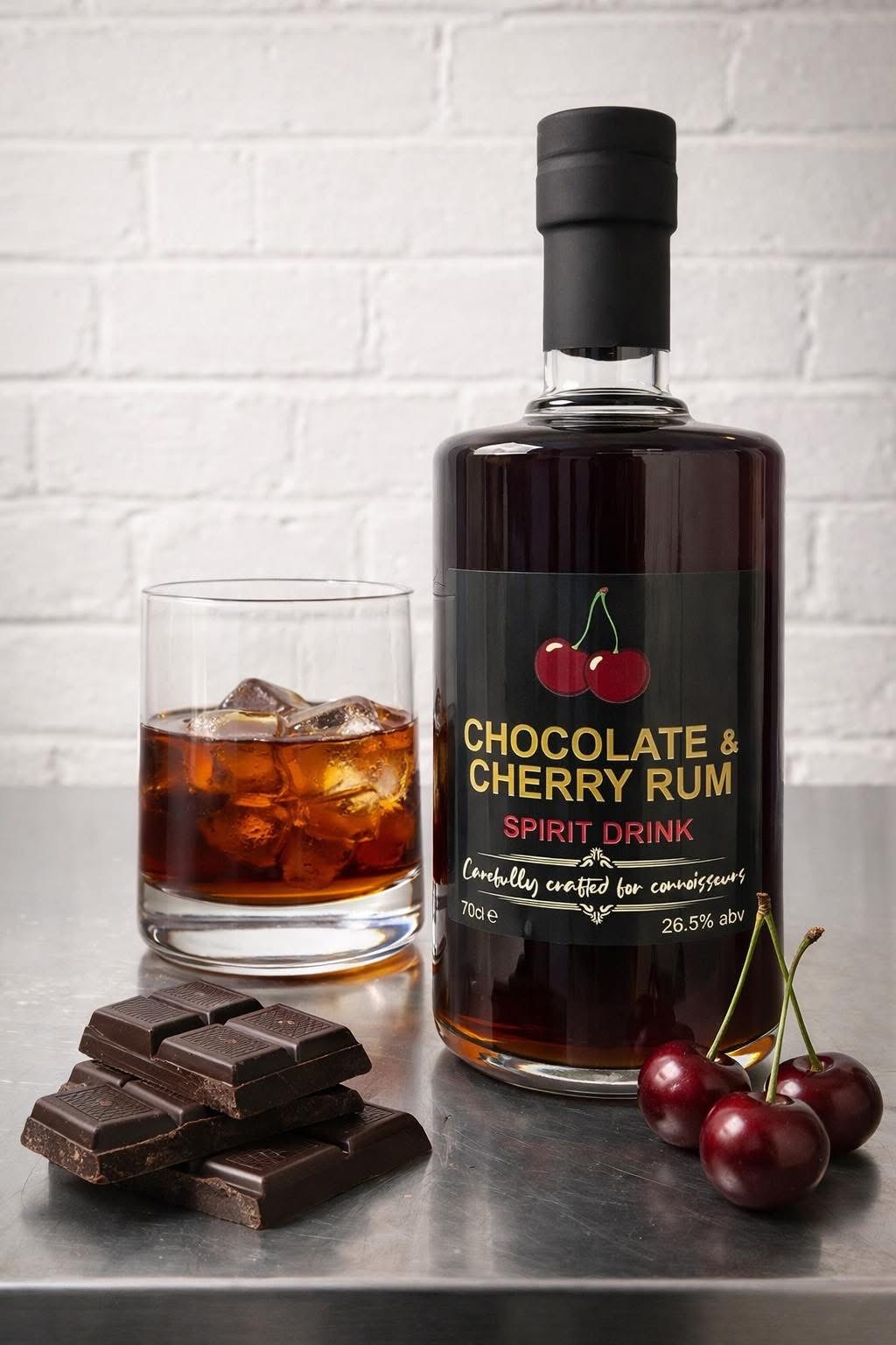Dark Rum with Chocolate & Cherry