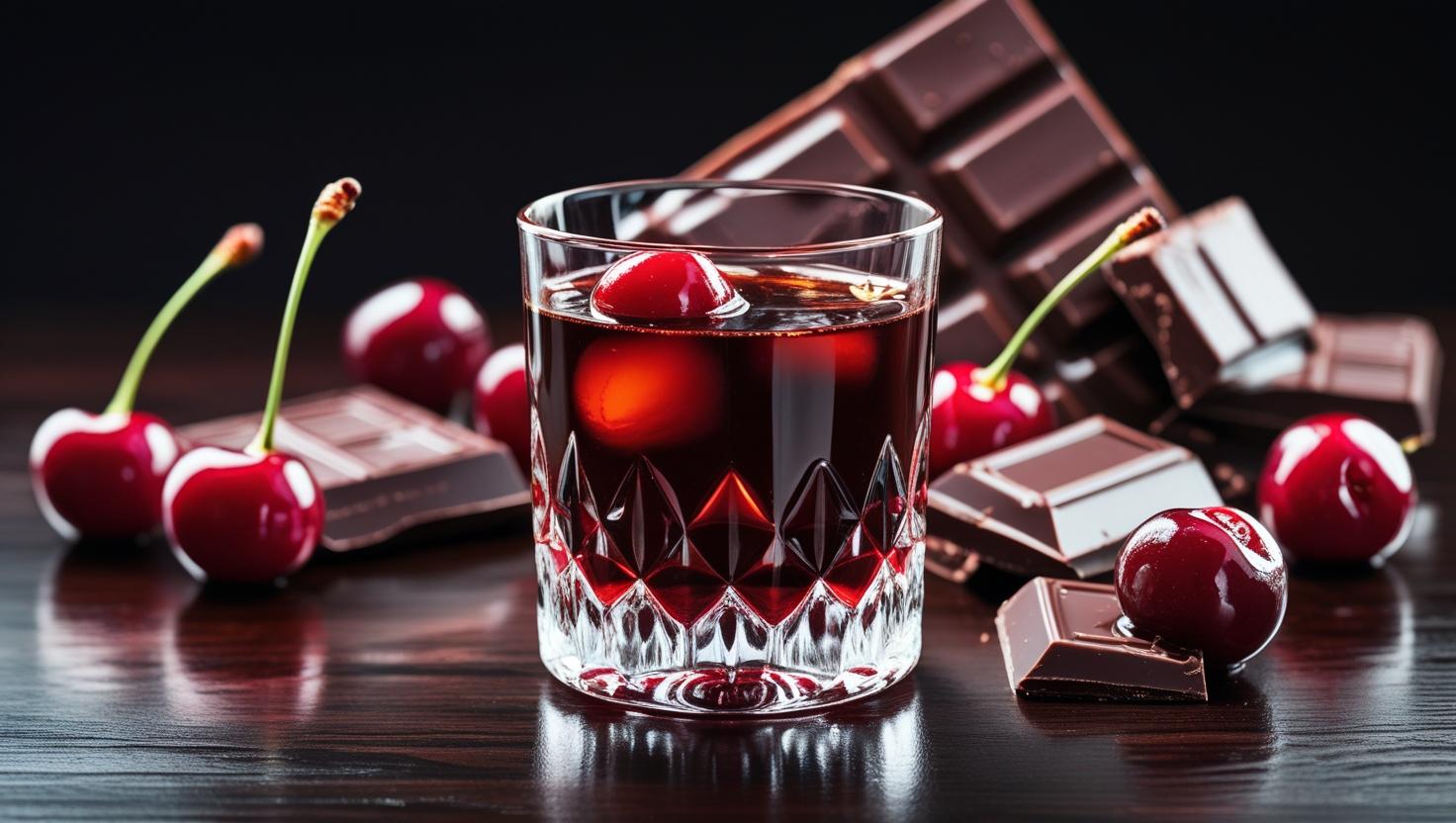 Dark Rum with Chocolate & Cherry