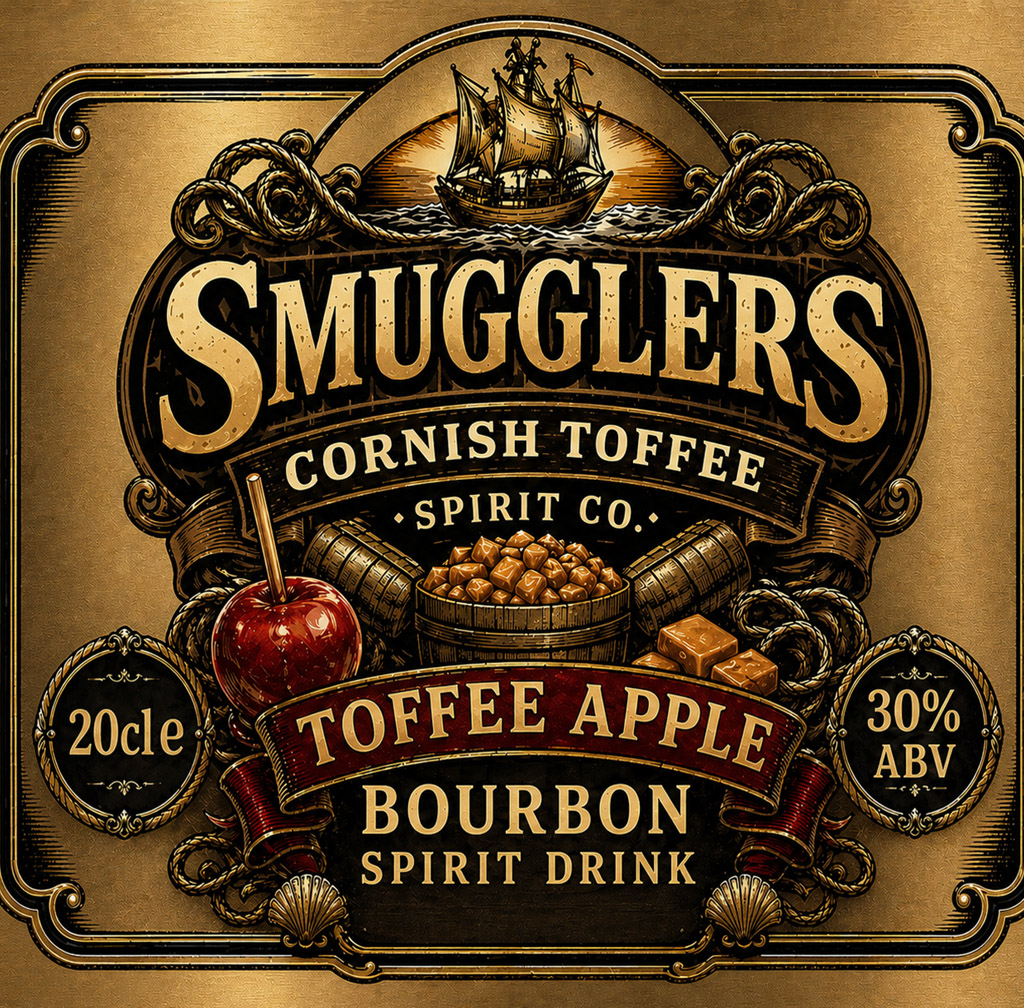Smugglers Toffee Apple Bourbon Spirit Drink