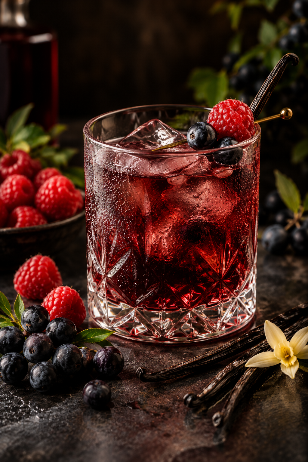 Raspberry & Sloeberry Gin Liqueur
